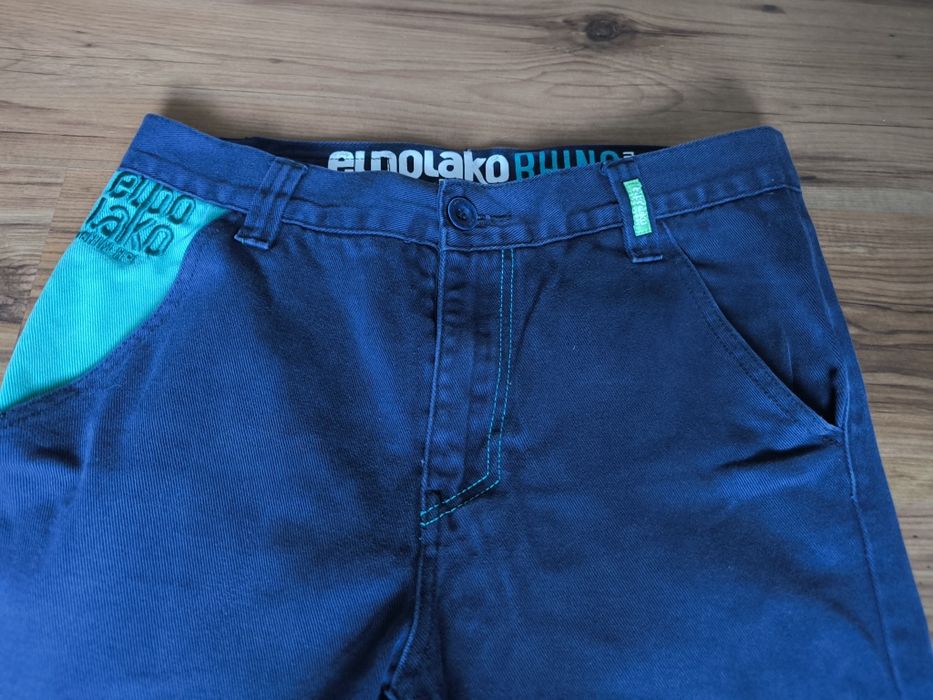 Elpolako spodnie męskie M granatowe denim