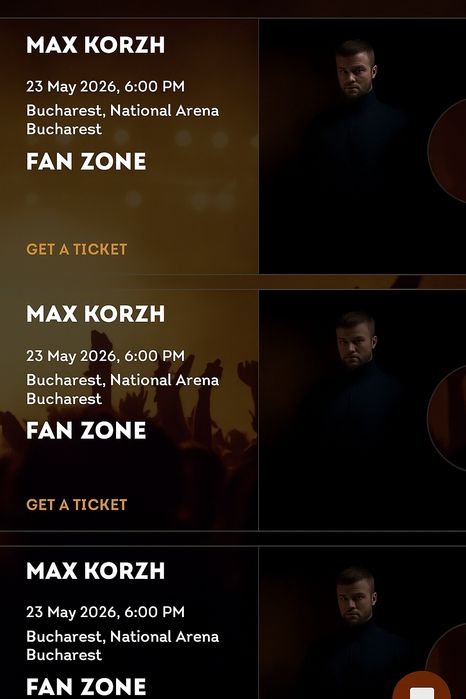 Билеты на концерт Макса Коржа