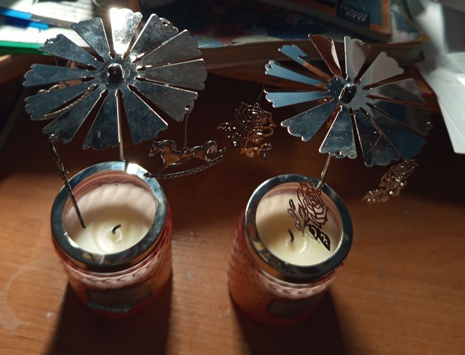 YMing Świeca prezent na dzień mamy 159 ml * 2 obrotowe świece dla kobiet