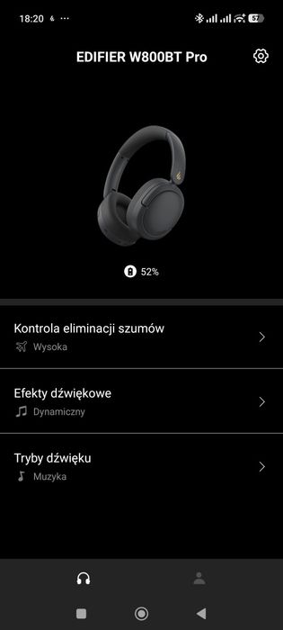 Słuchawki Edifier W800BT pro anc