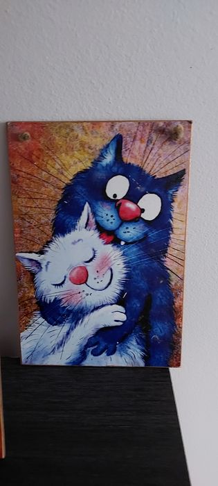 Картини  з котячою родиною.