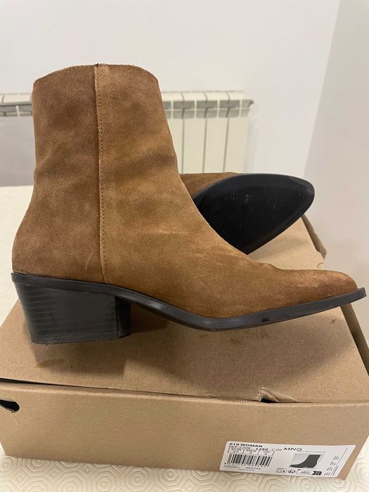 Botins Camurça croute  Mango - calçado 2 vezes