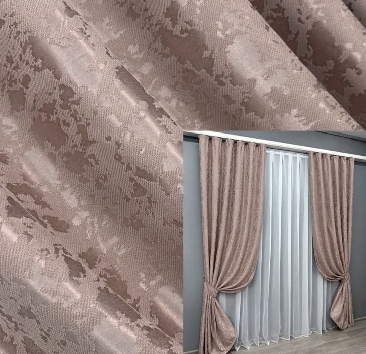 Штори готові, нові! 2шт. По. 1.10м.  ×250м.