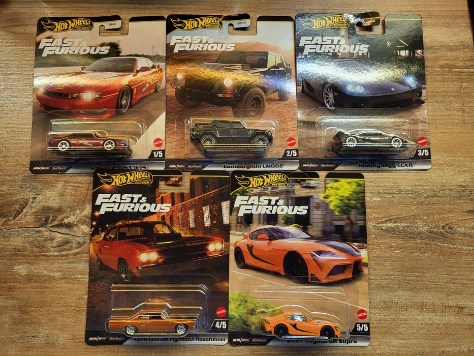 Hot wheels premium 2025 fast & furious case L