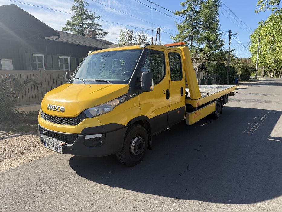 Pomoc Drogowa Iveco deily 70c płyta hudrauliczna 2016r