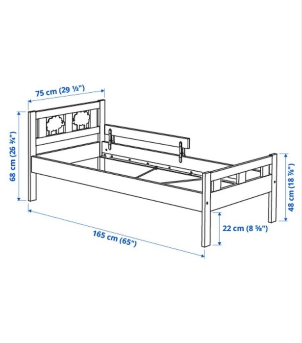 Cama c/estrado ripas com colchao.