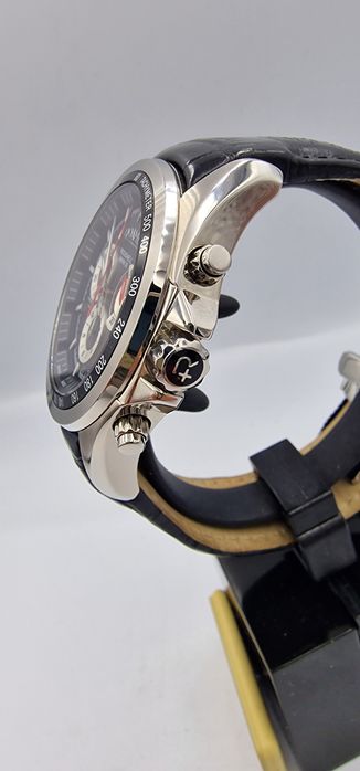 Roamer Rockshell Mark III Chrono - szafir, skóra,  Swiss Made