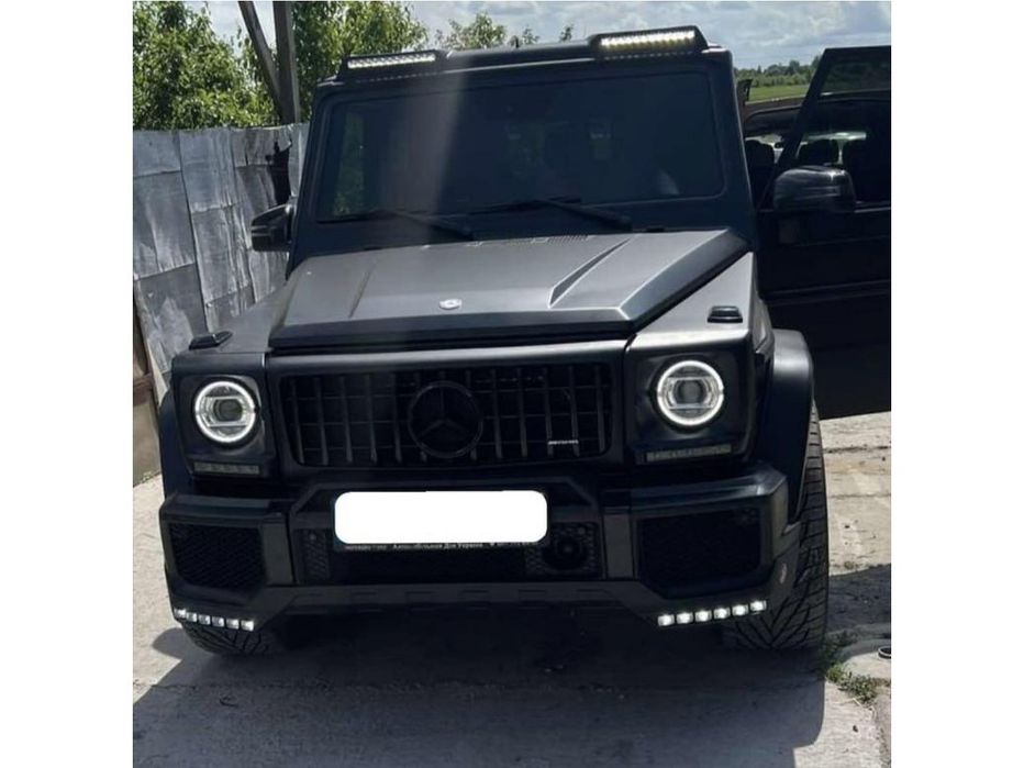 Mercedes W463 G-class Передняя накладка юбка Brabus (тюнинг обвес)