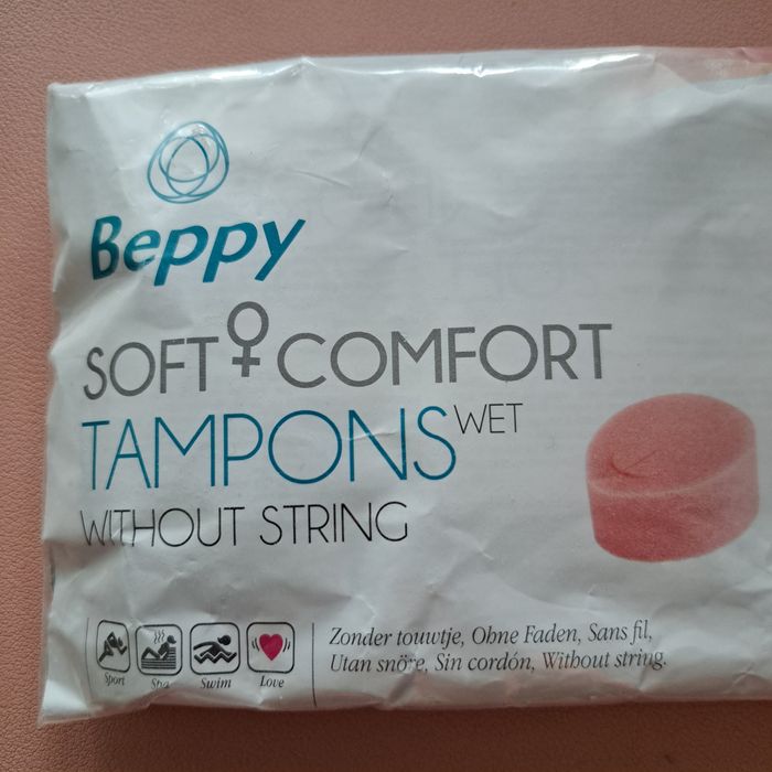 Beppy Tampons 4szt. bezsznurkowe tampony gąbkowe