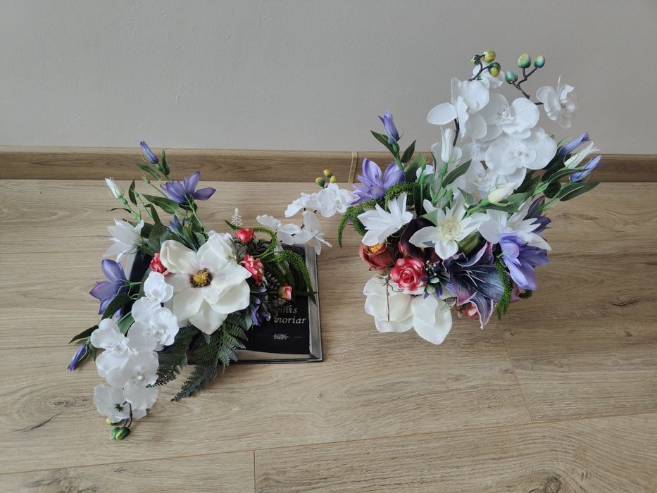 Kompozycja stroik na cmentarz grób pogrzeb