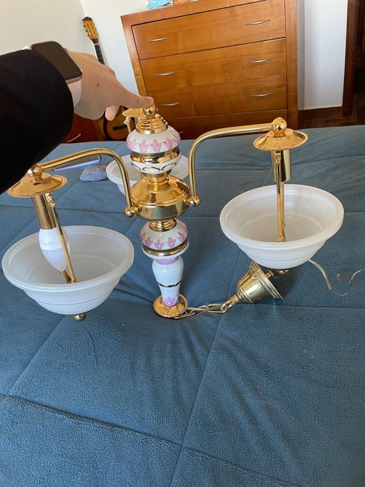 Candeeiro duas cores