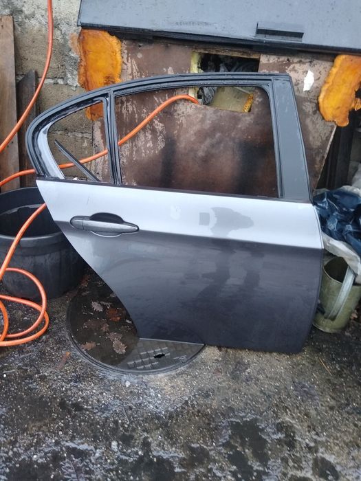 Drzwi prawe tył BMW E90 czarne szare