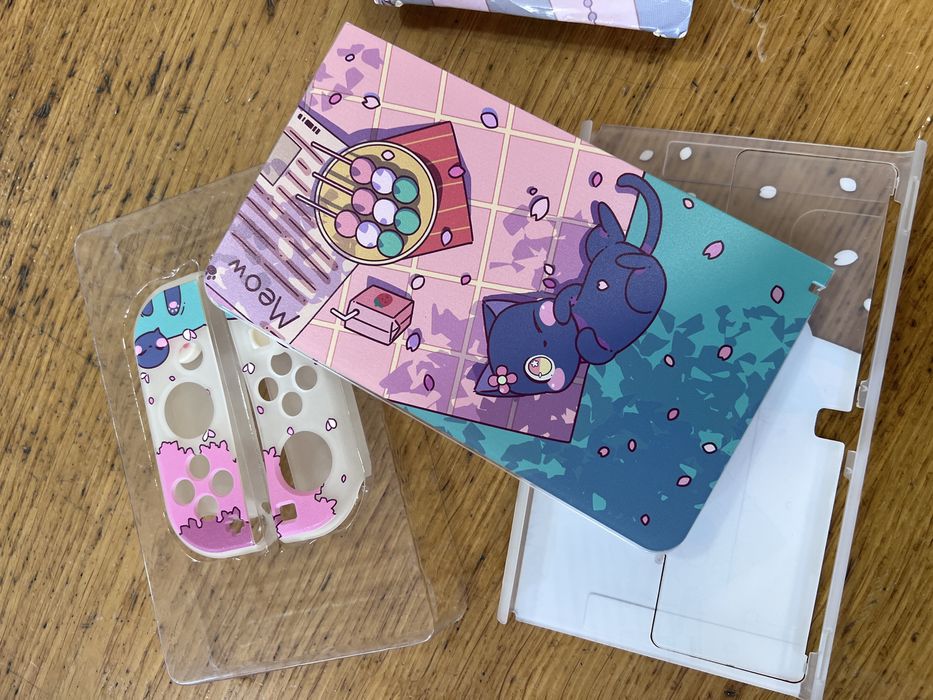 Capa Protetora Rígida Nintendo Switch - Gato / Sakura (PawDiary)
