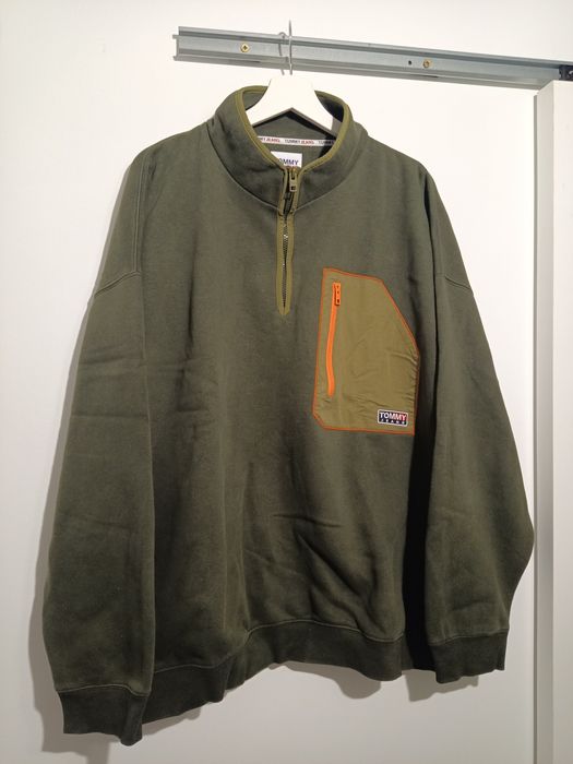 Tommy Jeans bluza 1/3 ZIP męska