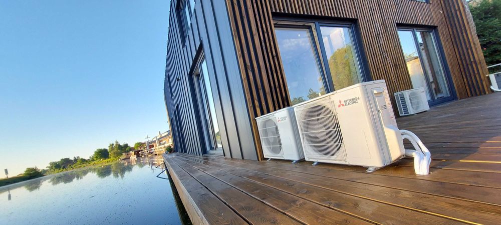 Dom 70 m, dom na wodzie hausboot / houseboat, dom pływający