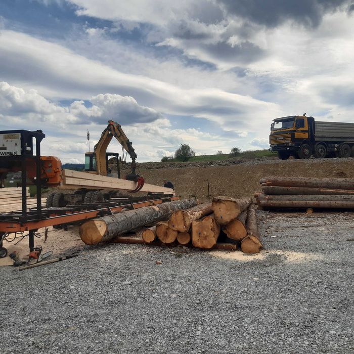 TARTAK/TRAK objazdowy, przewoźny, przejezdny, mobilny,usługi tartaczne