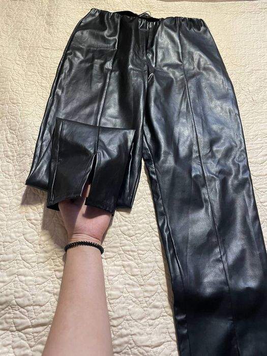 Кожані штанці, розмір L