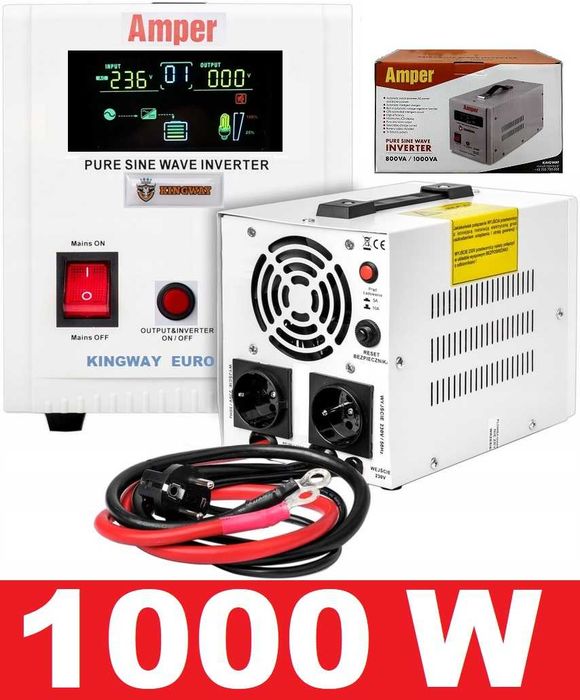 Awaryjne zasilanie UPS SINUS PRO 1000E 12/230V 1000W zasilacz awaryjny