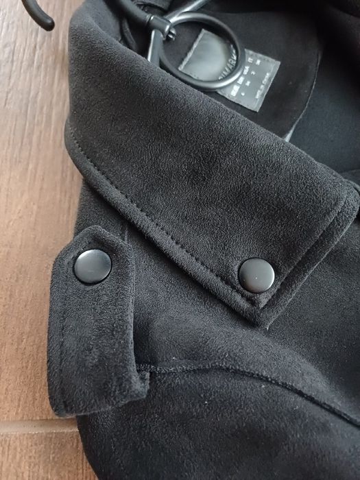 Czarna ramoneska zamsz Primark 34