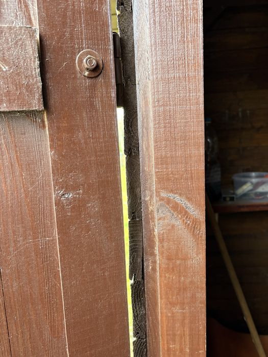 Drewniana altana, domek ogrodowy na narzędzia