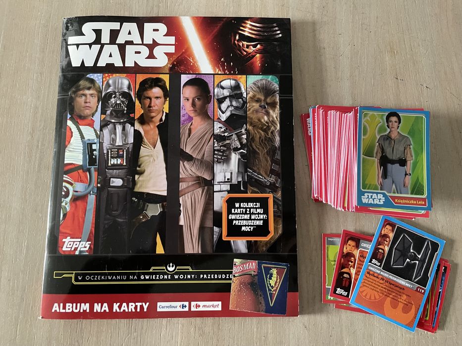 Album na karty Star Wars przebudzenie mocy 115 kart