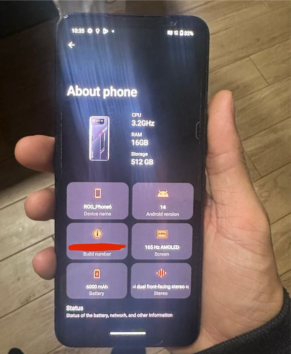 Asus Rog Phone 6 512/16gb