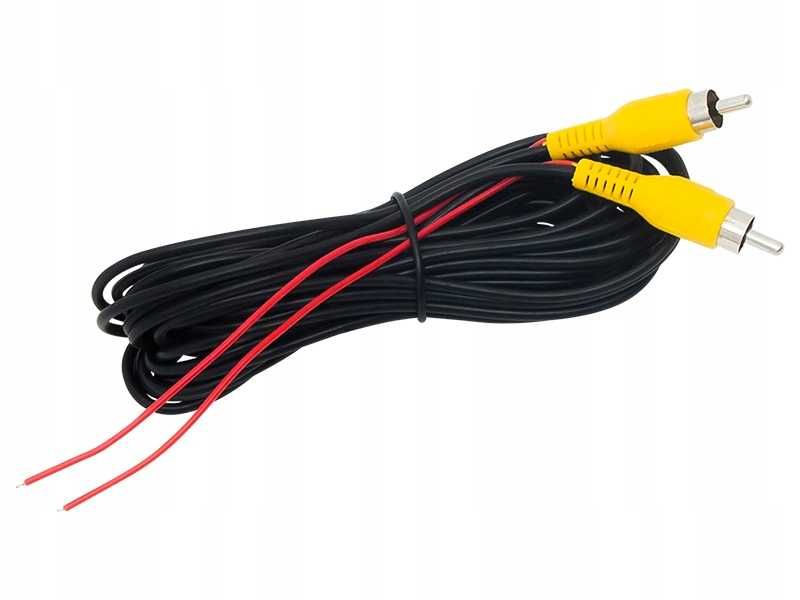 Kabel przewód 5,5m CHINCH RCA do kamery cofania