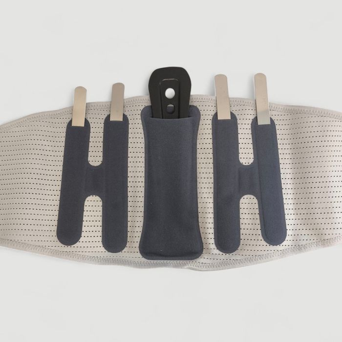 Попереково-крижовий пояс ортопедичний Корсет з 4 металевими пластинами