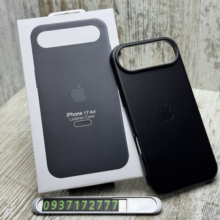 Чехол кожа Leather Case на iPhone 17 Air/ 17 Pro/ 17 Чохол