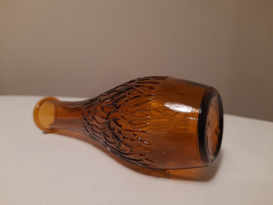 Wazonik na konwalie, wazon PRL HSG Ząbkowice szkło kolorowe prl