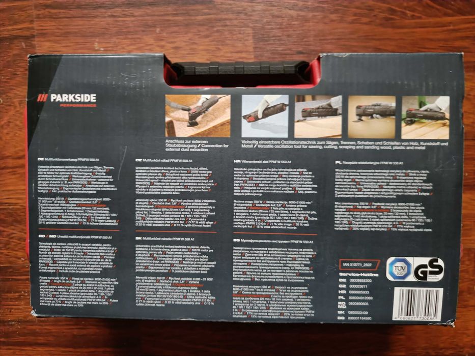 NOWE Narzędzie wielofunkcyjne Parkside Performance 550 W
