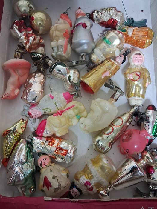 Старые елочные игрушки