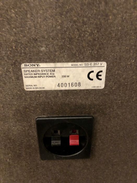 Par de colunas Sony Hi Fi