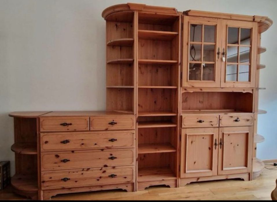 Sekretarzyk drewniany  sosnowy 105 cm