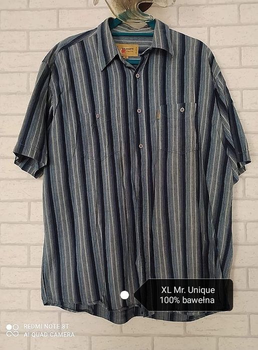 Koszule męskie L i XL 40 42 koszula w kratę w paski