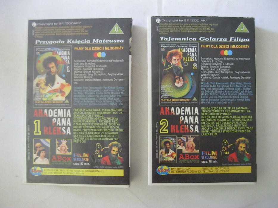 VHS Akademia Pana Kleksa 1/2 - Studio Zodiak