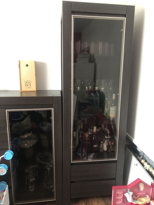 Zestaw Komoda z witryna