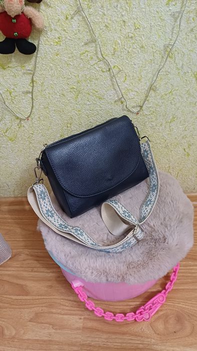 Сумка женская натуральная кожа Borse in Pelle Италия