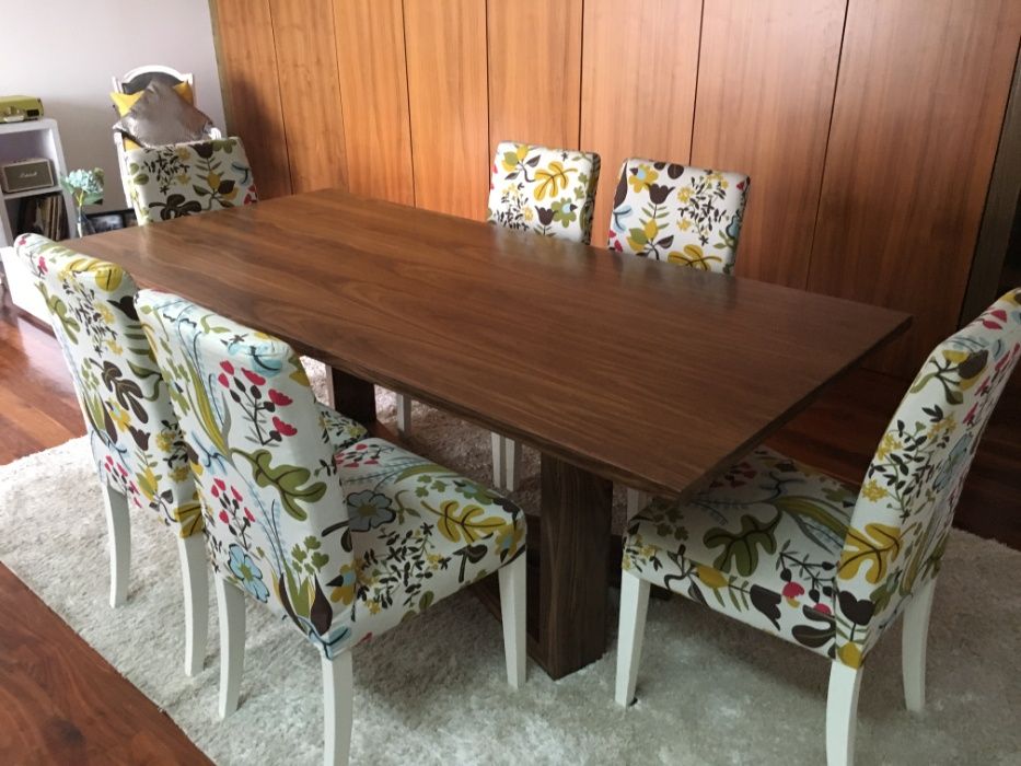 Mesa de sala NOVA em nogueira (Fabricante)