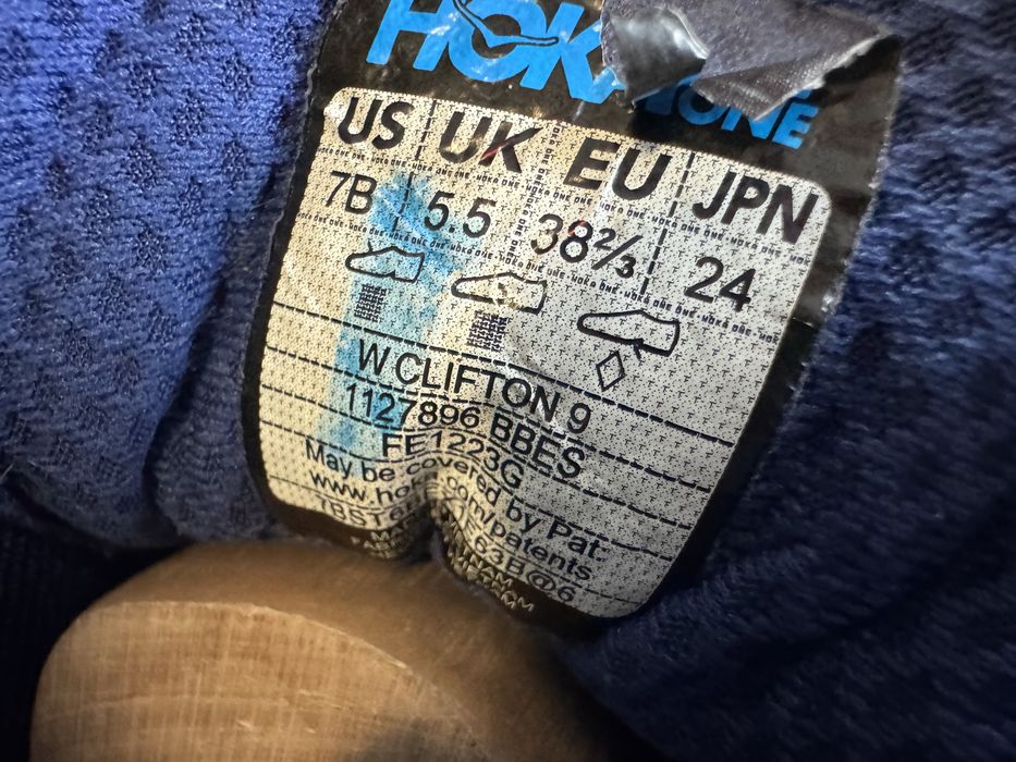 Оригінал Розмір 38.5 Кросівки Hoka One One Clifton 9 / Взуття