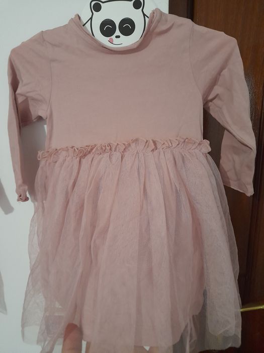 Vestido menina 9 meses Rosa suave