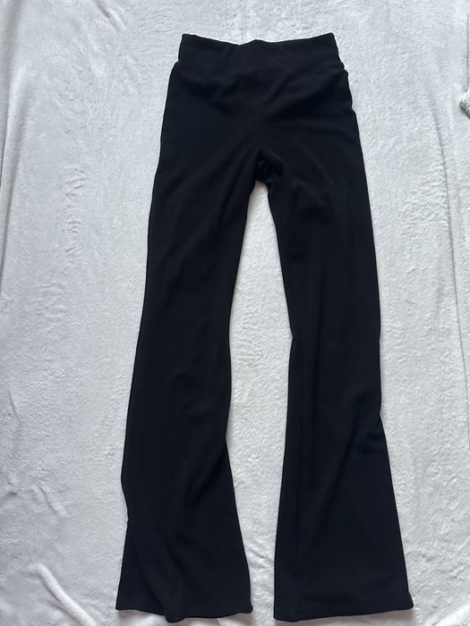 штаны клеш черные