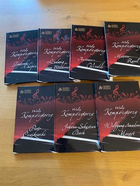 Wielcy kompozytorzy Skarbiec Mennicy Polskiej 7 szt. + 1 szt.