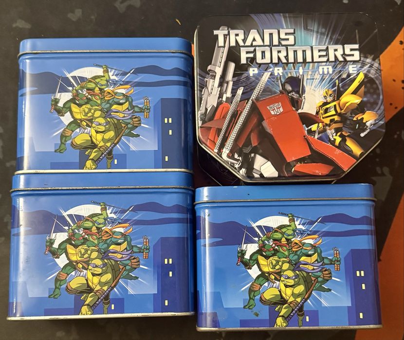 Карточки трансформеры и черепашки ниндзя