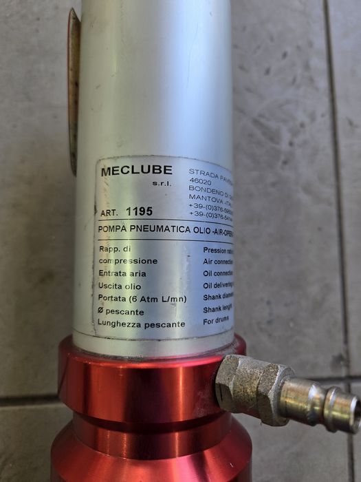 Bomba pneumática óleo Meclube 1195