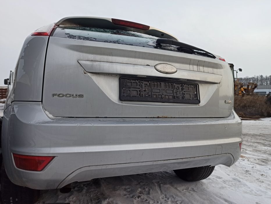 Ford Focus mk2 lift kompletny przód zderzak maska srebrny  pas błotnik