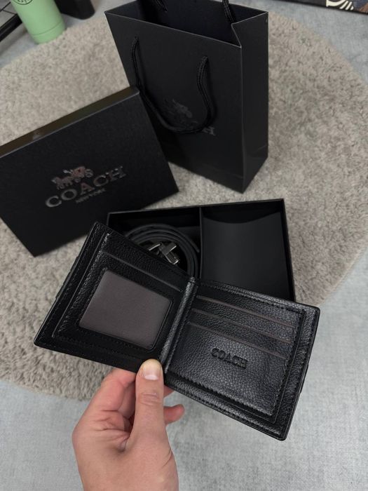Чоловічий набір Coach ремень сумка барсетка кошелек мужской Набор Коач