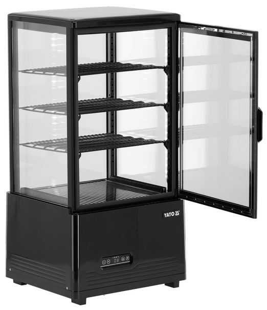 Witryna chłodnicza 69 l 46x41x90 cm czarna 70 Yato YG-05051