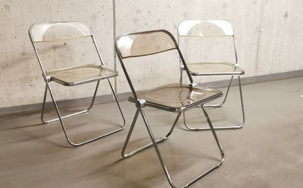 Krzesło Plia Chair Giancarlo Piretti  A. Castelli, design, Vintage 60'