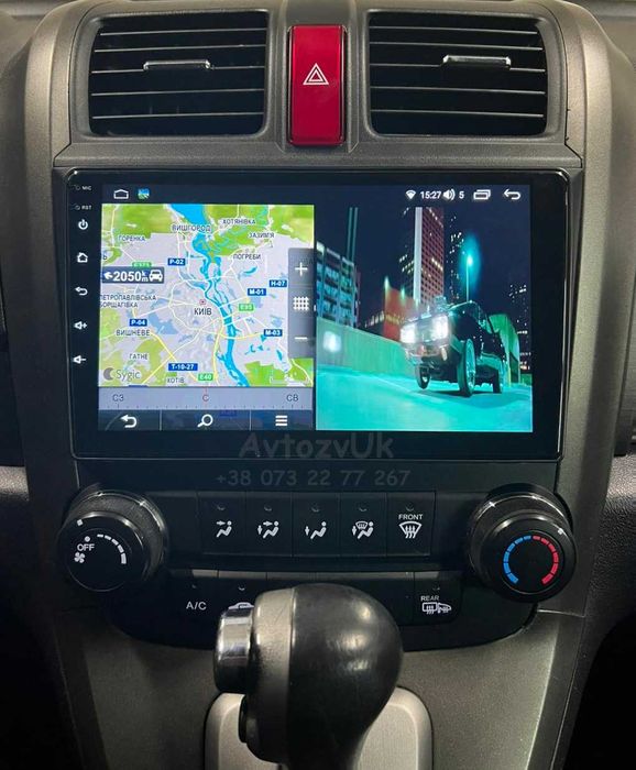 Магнитола CR-V Honda CRV СРВ GPS Хонда ЦРВ Tesla 2 CarPlay Андроид 16
